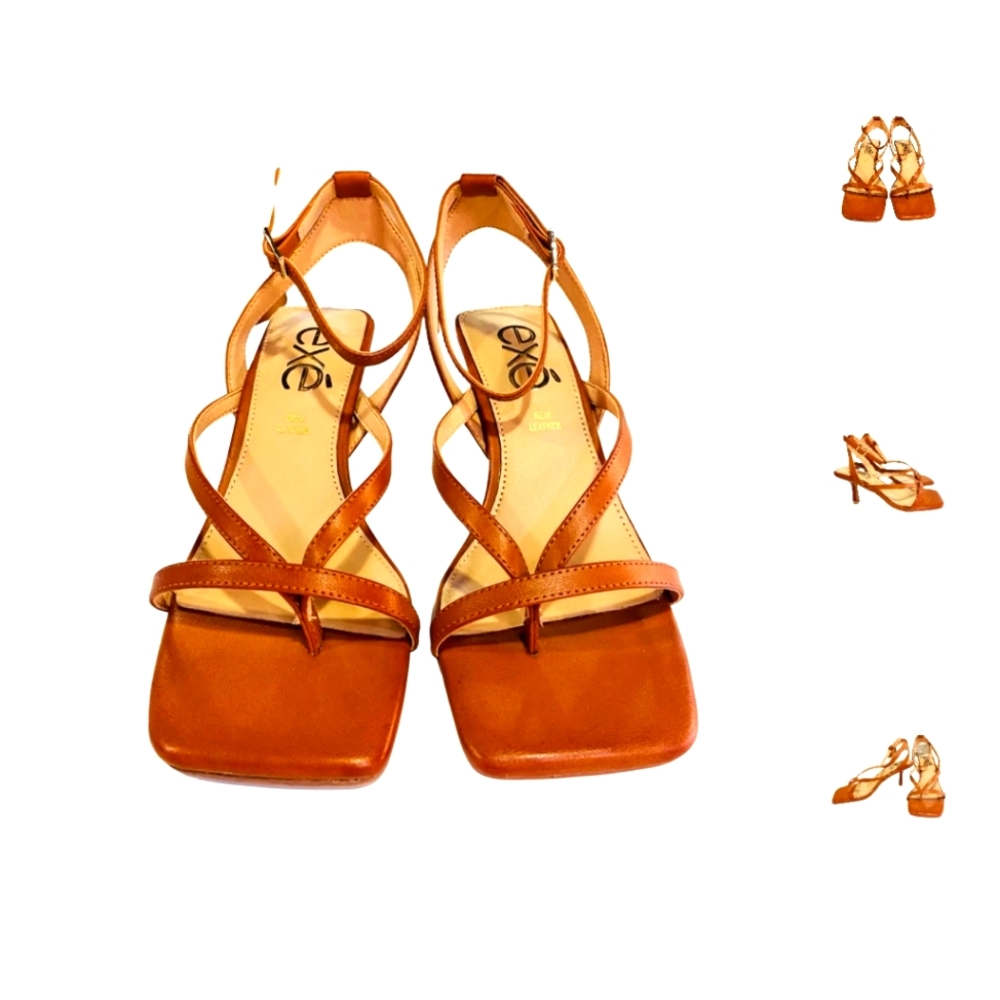Eve Tan Strappy Sandals Size 7